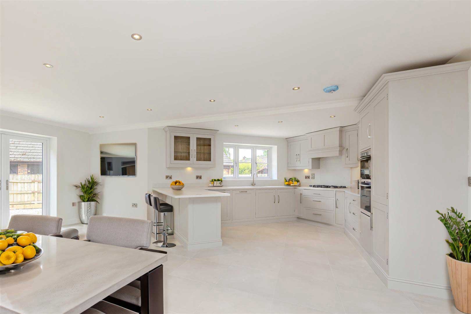 Modern new-build kitchen interior